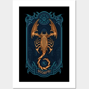 Scorpio Zodiac Posters and Art